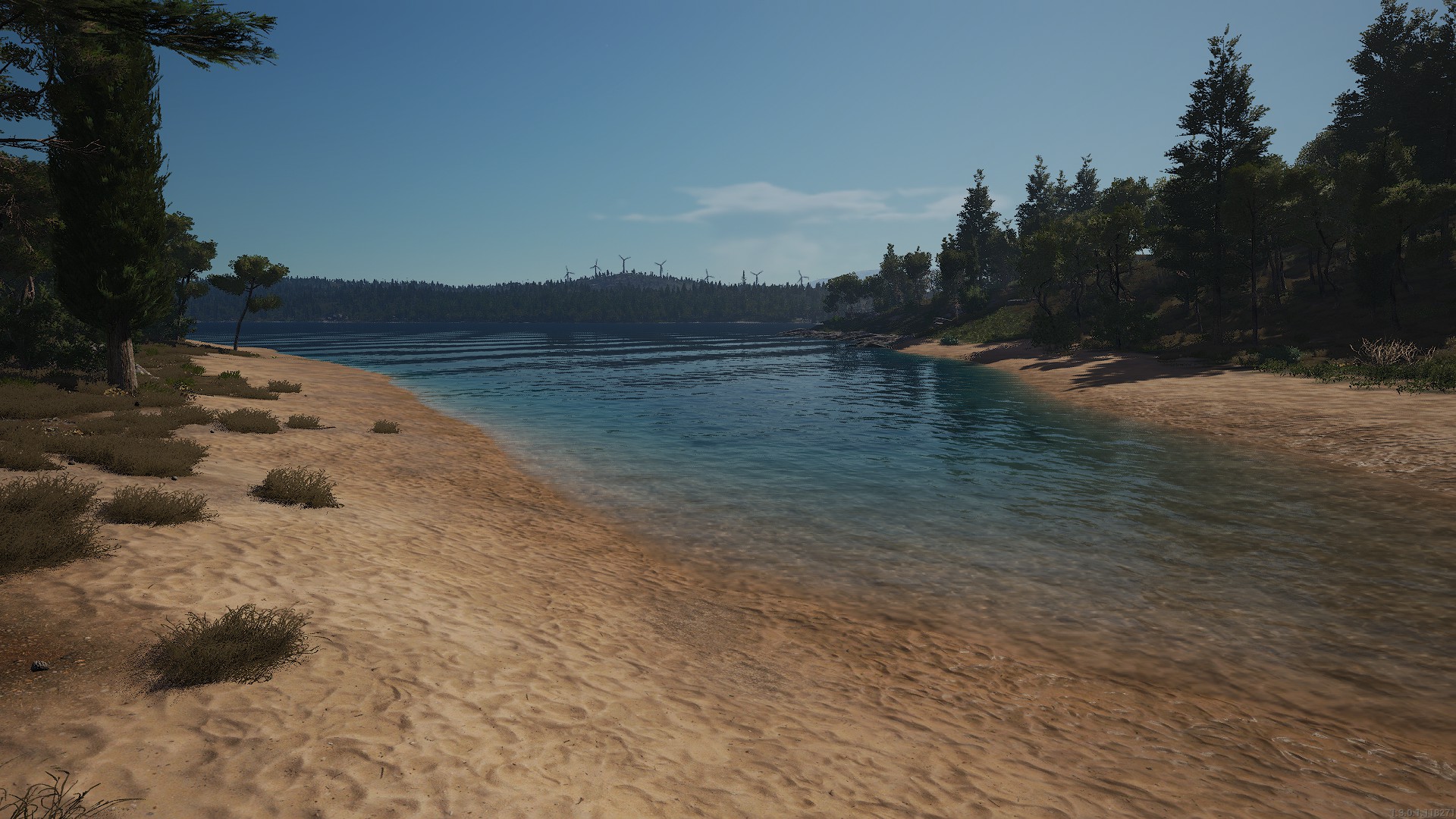 Paysage calme d'Arvelys RP