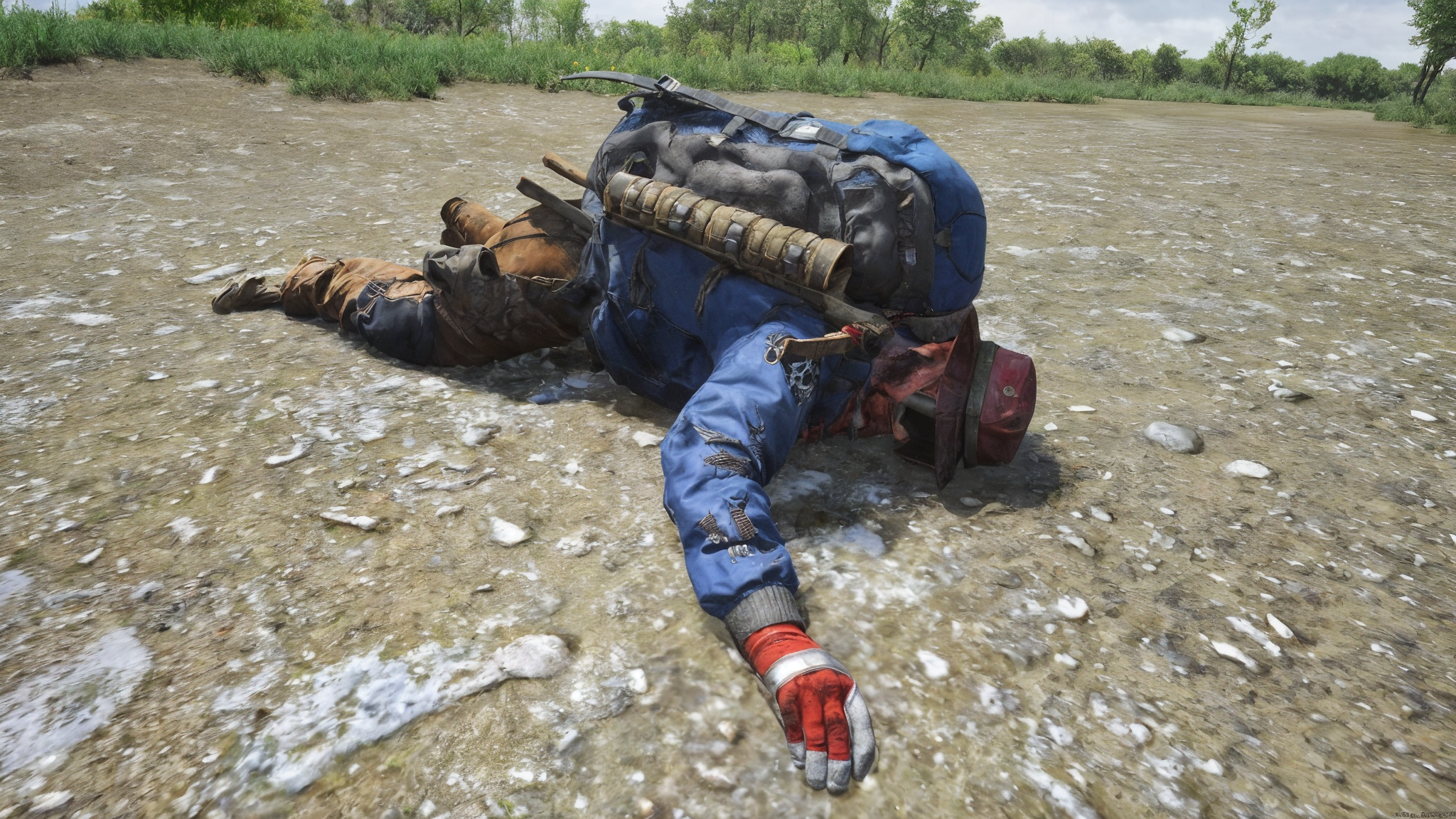 Survivant au sol