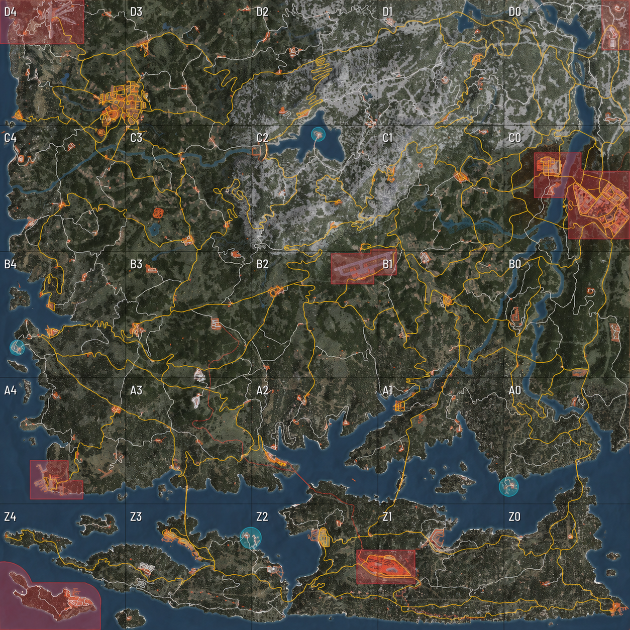 Carte des Zones de Non Droit d'Arvelys RP